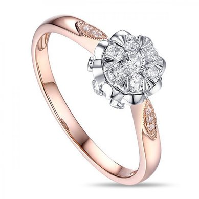 Помолвочное кольцо R2011-1851142AD-М9716 - Ювелирный бренд Московский ювелирный завод