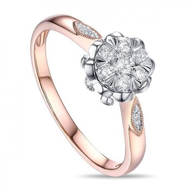 Помолвочное кольцо R2011-1851142AKD-М9717 - Ювелирный бренд Московский ювелирный завод