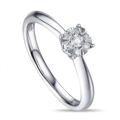 Помолвочное кольцо R2011-1851351AD-М9718 - Ювелирный бренд Московский ювелирный завод