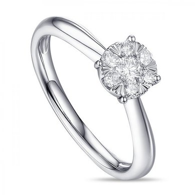 Помолвочное кольцо R2011-1851352AD-М9719 - Ювелирный бренд Московский ювелирный завод