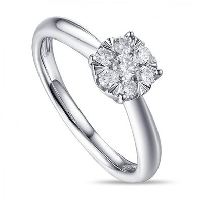 Помолвочное кольцо R2011-1851353AD-М9720 - Ювелирный бренд Московский ювелирный завод