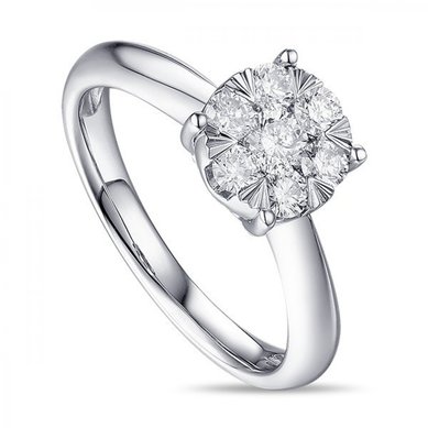 Помолвочное кольцо R2011-1851354AD-М9721 - Ювелирный бренд Московский ювелирный завод