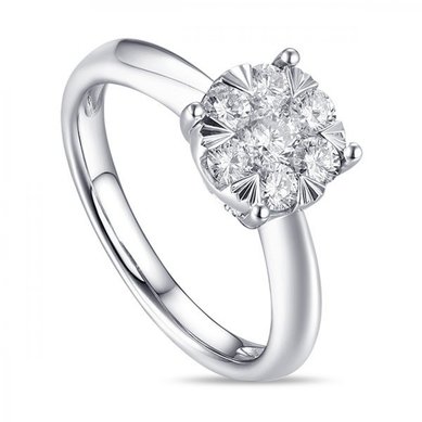 Помолвочное кольцо R2011-1851355AD-М9722 - Ювелирный бренд Московский ювелирный завод