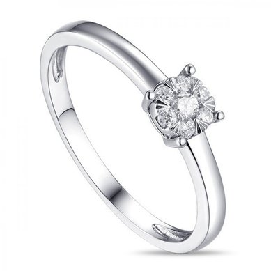 Помолвочное кольцо R2011-1851359AXD-R17-М9724 - Ювелирный бренд Московский ювелирный завод