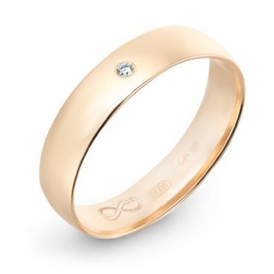 Обручальное кольцо R01-WED-00001-М9727 - Ювелирный бренд Московский ювелирный завод