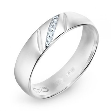 Обручальное кольцо R01-WED-00017-М9735 - Ювелирный бренд Московский ювелирный завод