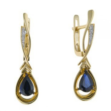 Серьги E108-1982076CS-М9770 - Ювелирный бренд Московский ювелирный завод