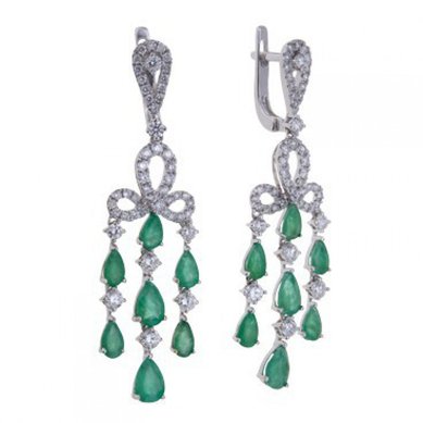 Серьги E2603-SE3666DIEM20-М9783 - Ювелирный бренд Московский ювелирный завод