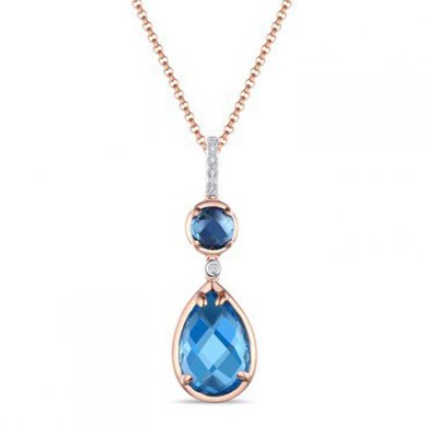 Кулон P2607-1982879DBX-R17-М9801 - Ювелирный бренд Московский ювелирный завод