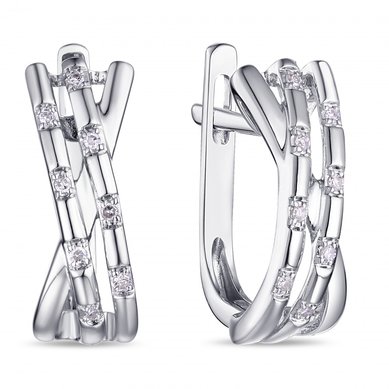 Серьги E108-1982664CD-R17-М9818 - Ювелирный бренд Московский ювелирный завод